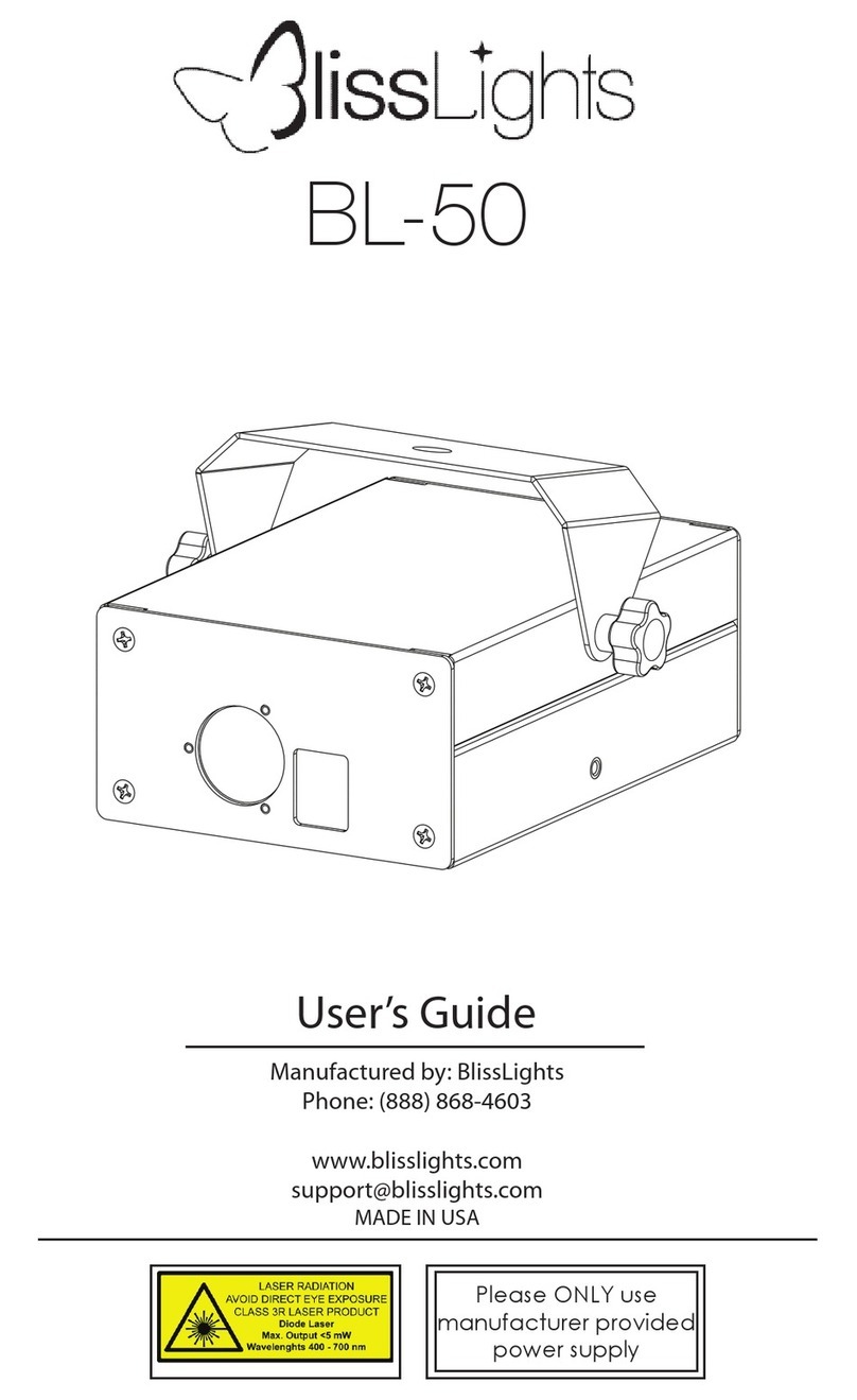 BlissLights BL-50 user guide