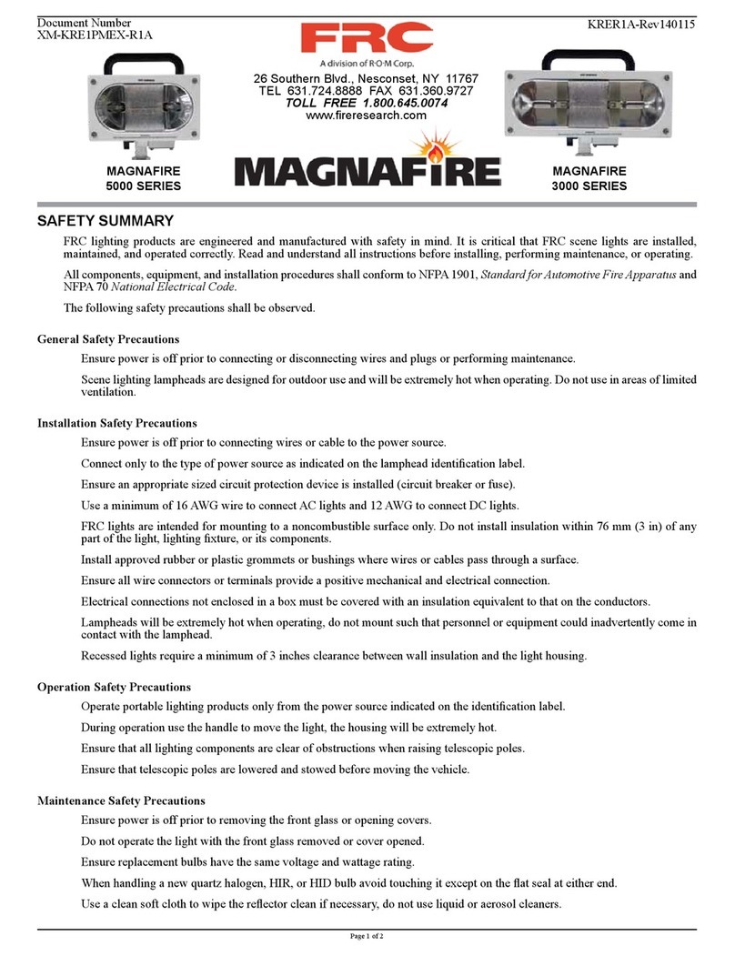 FRC MAGNAFIRE 3000 Series quick start guide