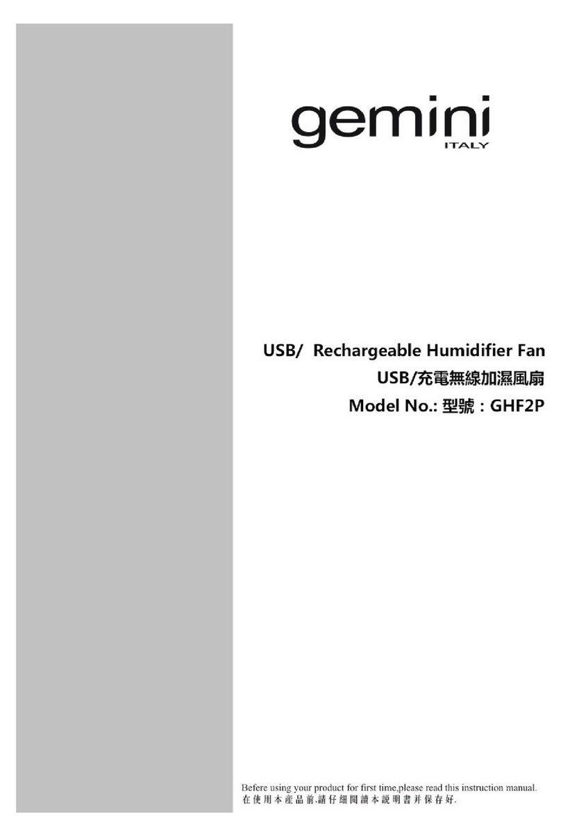 GILMAN gemini GHF2P User manual