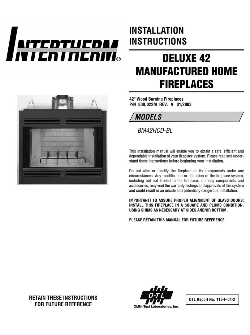 Intertherm DELUXE 42 User manual