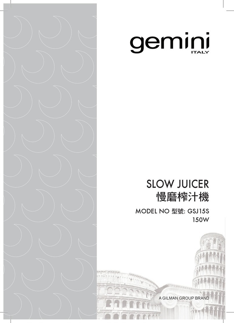 GILMAN gemini GSJ15S User manual
