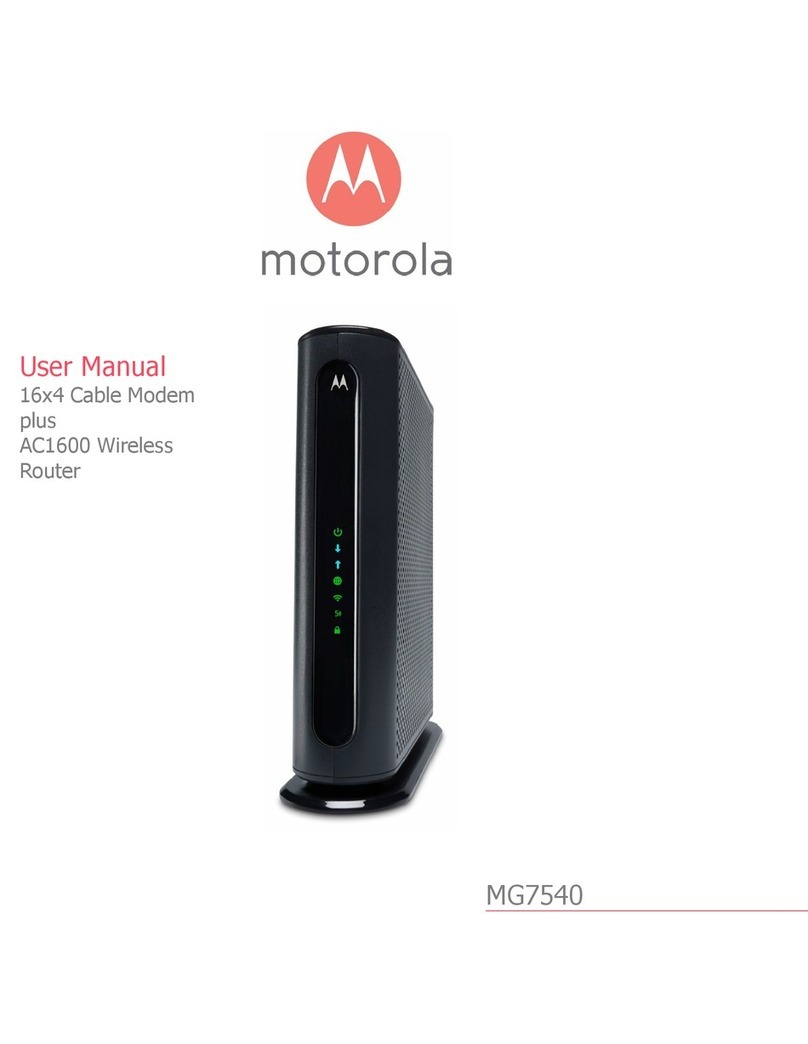 Motorola MG7540 User manual