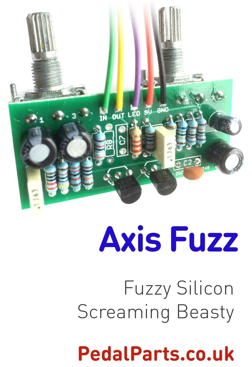FuzzDog Axis Fuzz User manual