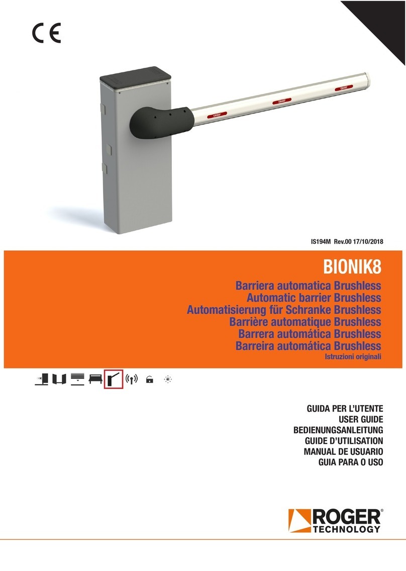 Roger BIONIK8 user guide