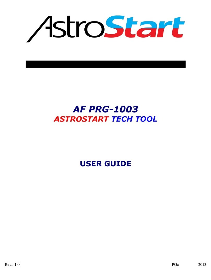 AstroStart AF PRG-1003 user guide