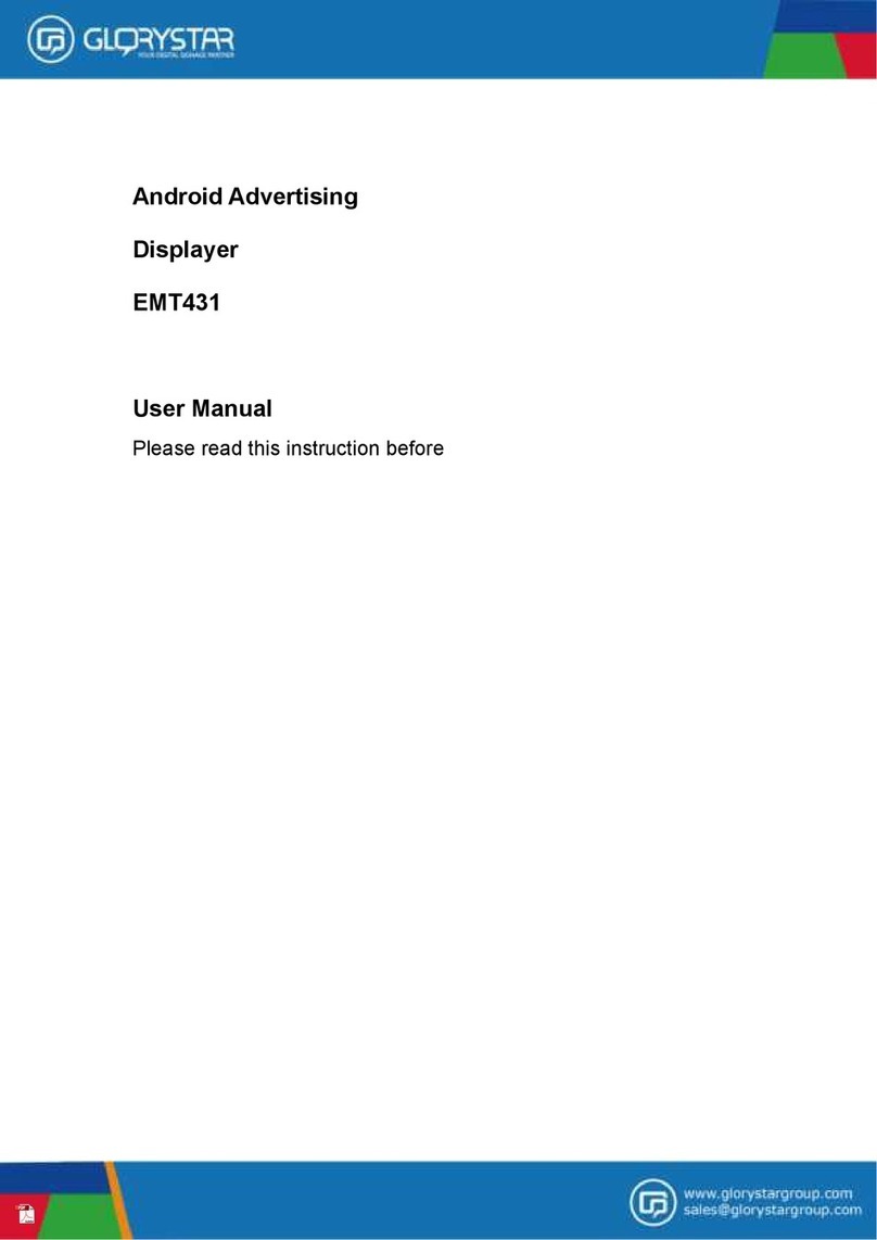 Glorystar EMT431 User manual Glorystar EMT431 User manual