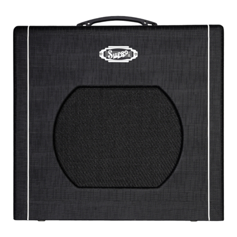 SUPRO 1812R Blues King 12 user manual