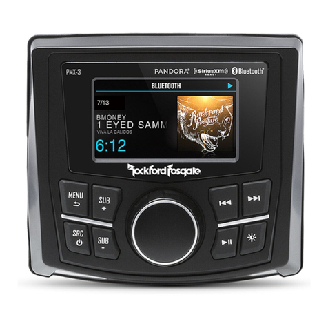 Rockford Fosgate PUNCH ELEMENT READY PMX-3 Installation & operation
