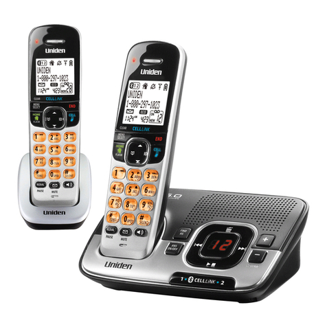 Uniden D1779-BT User manual