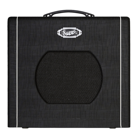 SUPRO 1810R Blues King 10 user manual