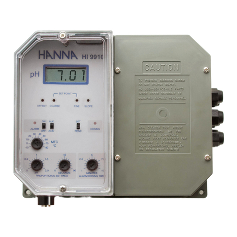 Hanna Instruments HI 9910 instruction manual