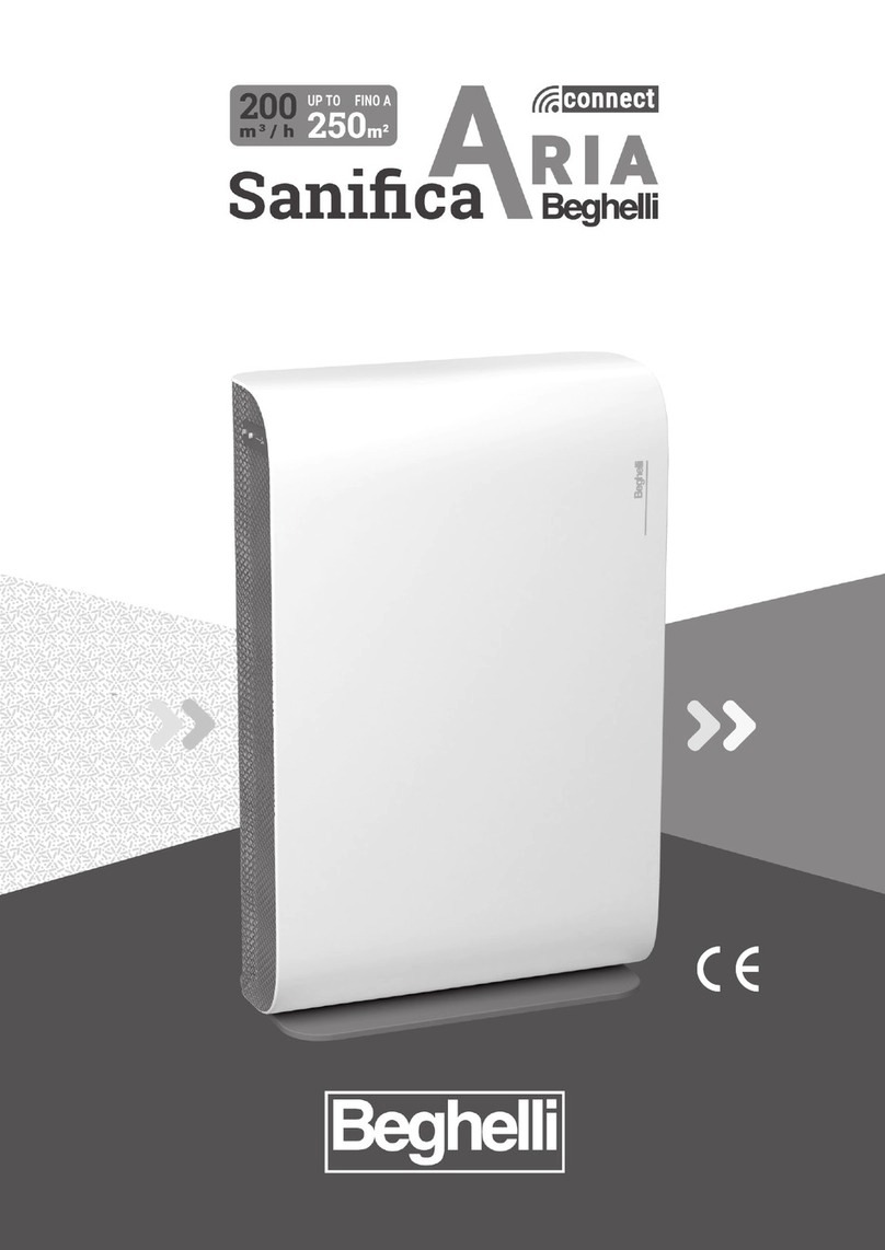 Beghelli SanificaAria 200 Connect Installation, use and maintenance manual