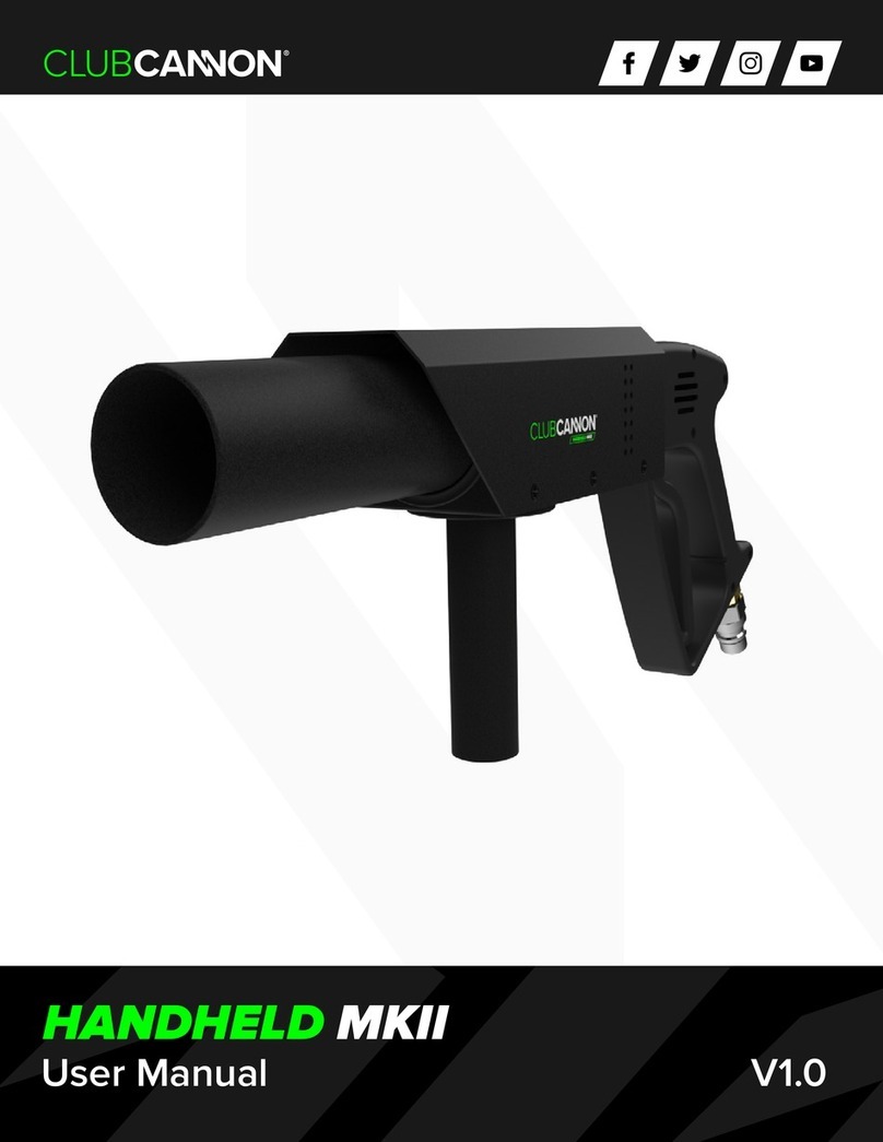 Club Cannon HANDHELD MKII user manual