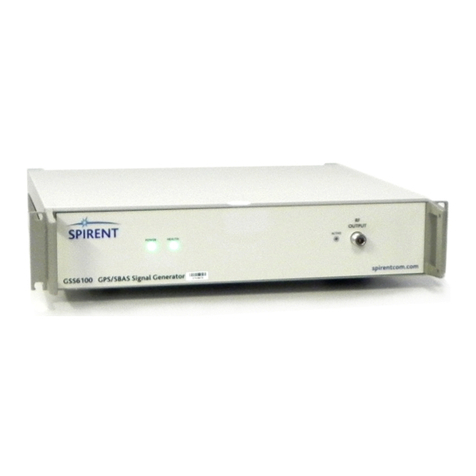 Spirent GSS6100 User manual