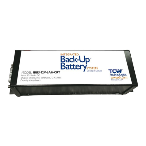 TCW IBBS-12v-6ah-CRT manual