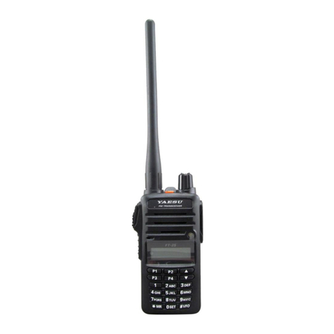 Yaesu FT-25R User manual