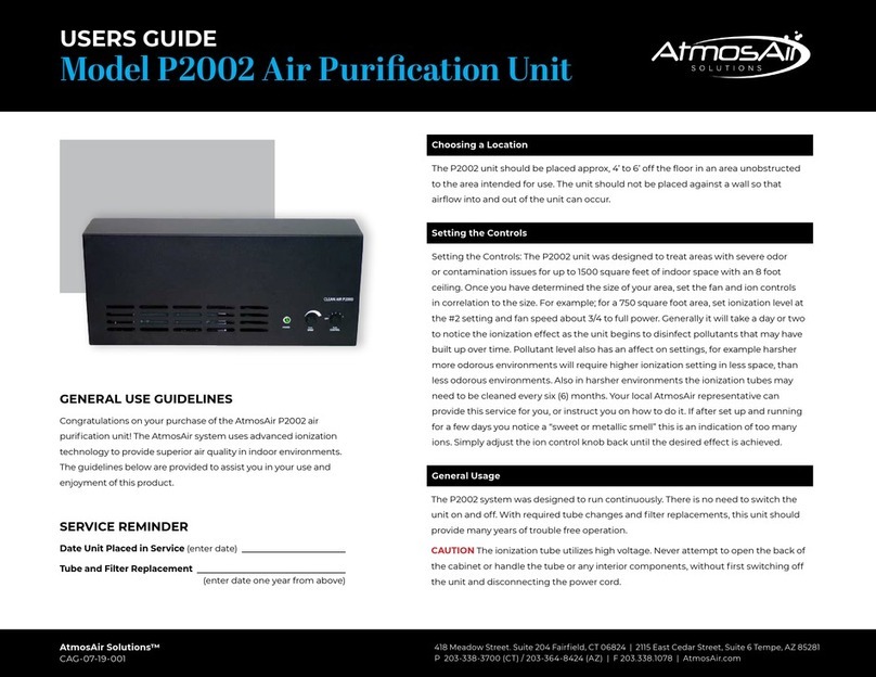 AtmosAir P2002 user guide