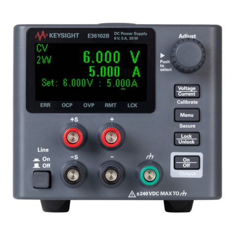 Keysight Technologies E36100B Series Service manual