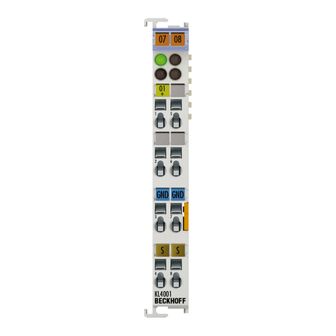 Beckhoff KL400 Series Operator's manual