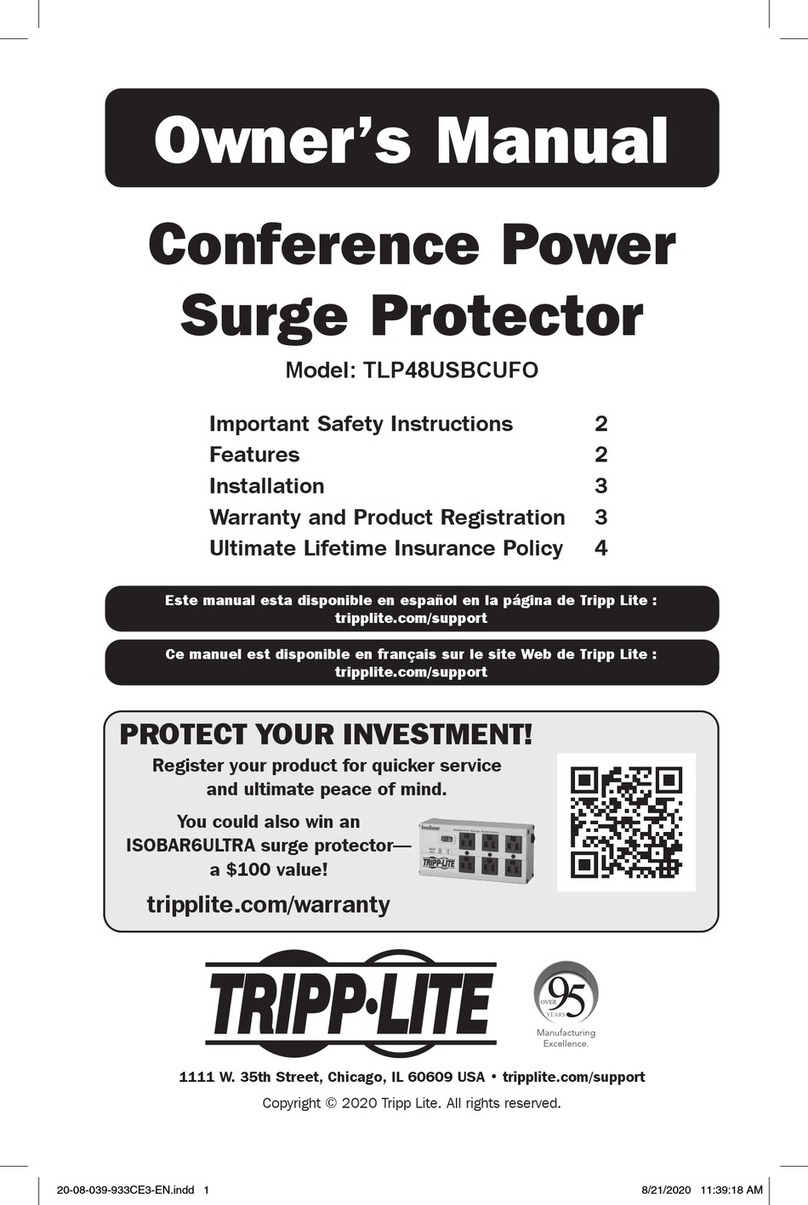 Tripp Lite TLP48USBCUFO User manual