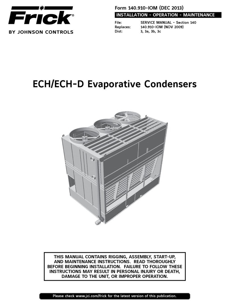 Johnson Controls Frick ECH Installation operation & maintenance