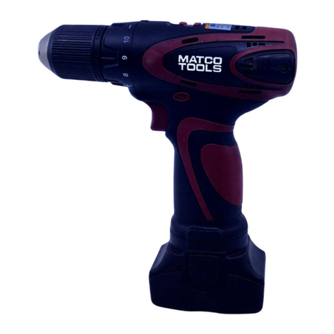 Matco Tools MCL1638DD operating instructions