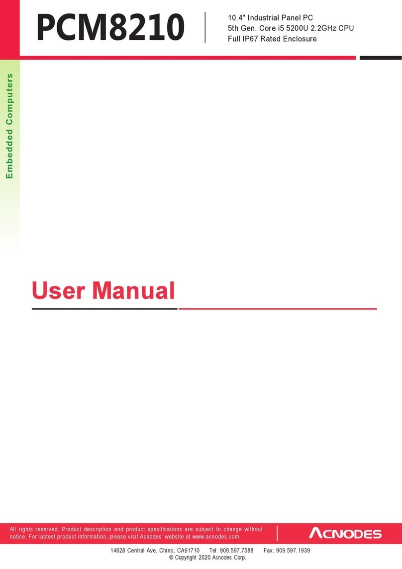 Acnodes PCM8210 User manual