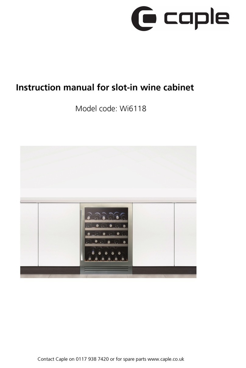 Caple WI6118 User manual