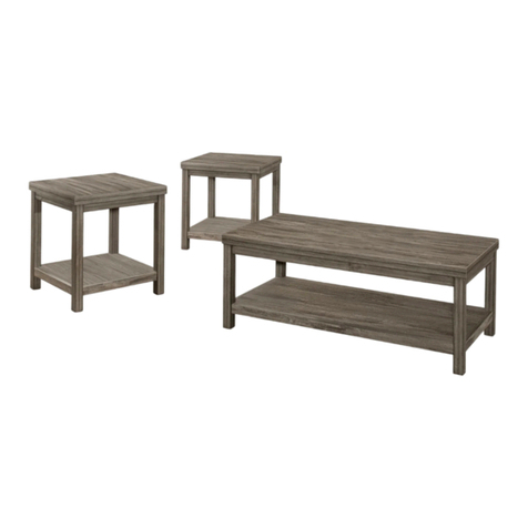 Homelegance 31 3 PCS PACK OCCASIONAL SET Assembly instruction Homelegance 31 3 PCS PACK OCCASIONAL SET Assembly instruction