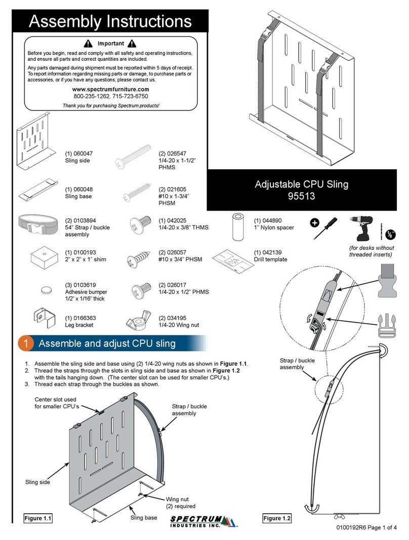 Spectrum Industries 95513 Assembly instructions