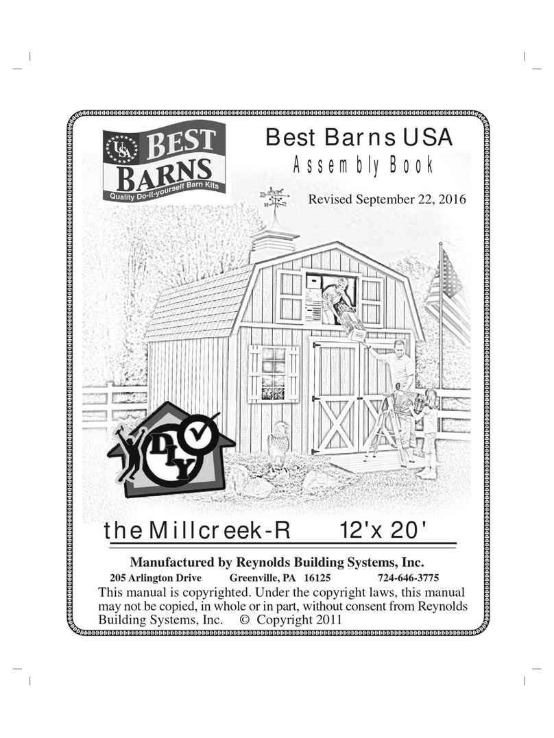 Best Barns Millcreek-R Assembly Book