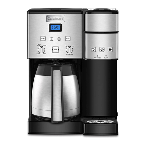 Cuisinart Thermal Coffee Center SS-20 Series Instruction booklet