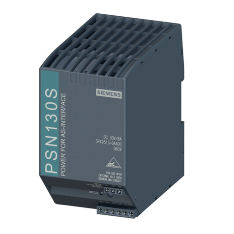 Siemens PSN130S quick start guide