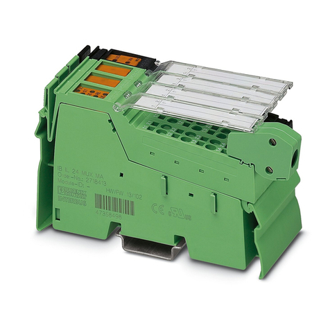 Phoenix Contact IB IL 24 MUX MA-PAC user manual