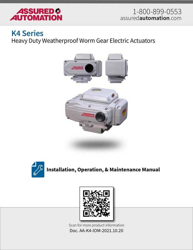 Assured Automation K4 Series Installation, operation & maintenance manual Assured Automation K4 Series Installation, operation & maintenance manual