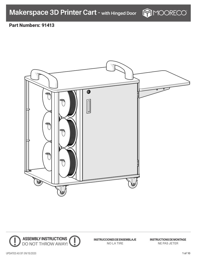 Mooreco Makerspace 91413 Assembly instructions