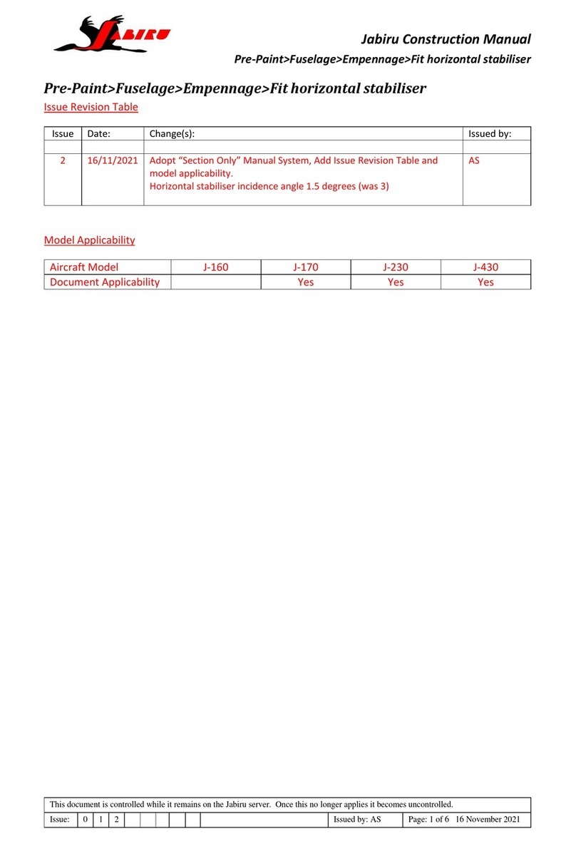 Jabiru j160 Construction manual