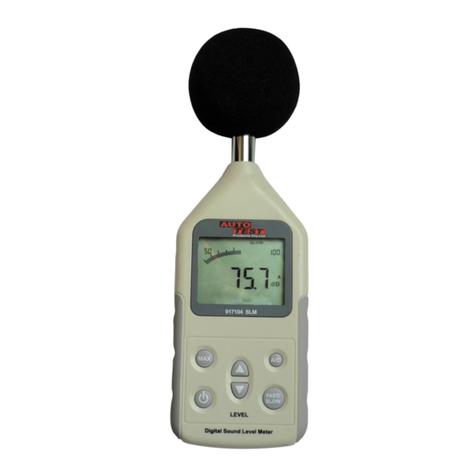 AutoTest Digital Sound Level Meter user manual