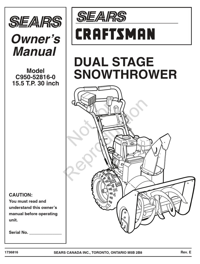 Sears Craftsman C950-52816-0 owner's manual