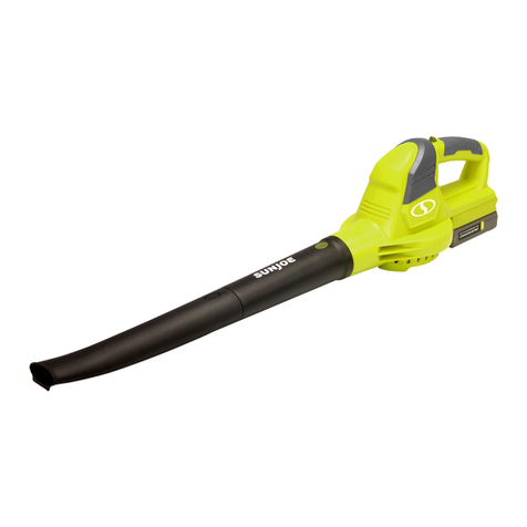 SNOWJOE sunjoe 20ViONLT-BLW-RM Operator's manual