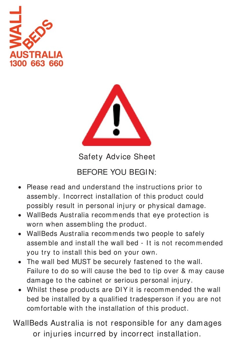 Wallbeds Australia 1300663660 Assembly instructions