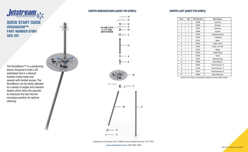 JETStream VERSABOOM QSG-201 quick start guide