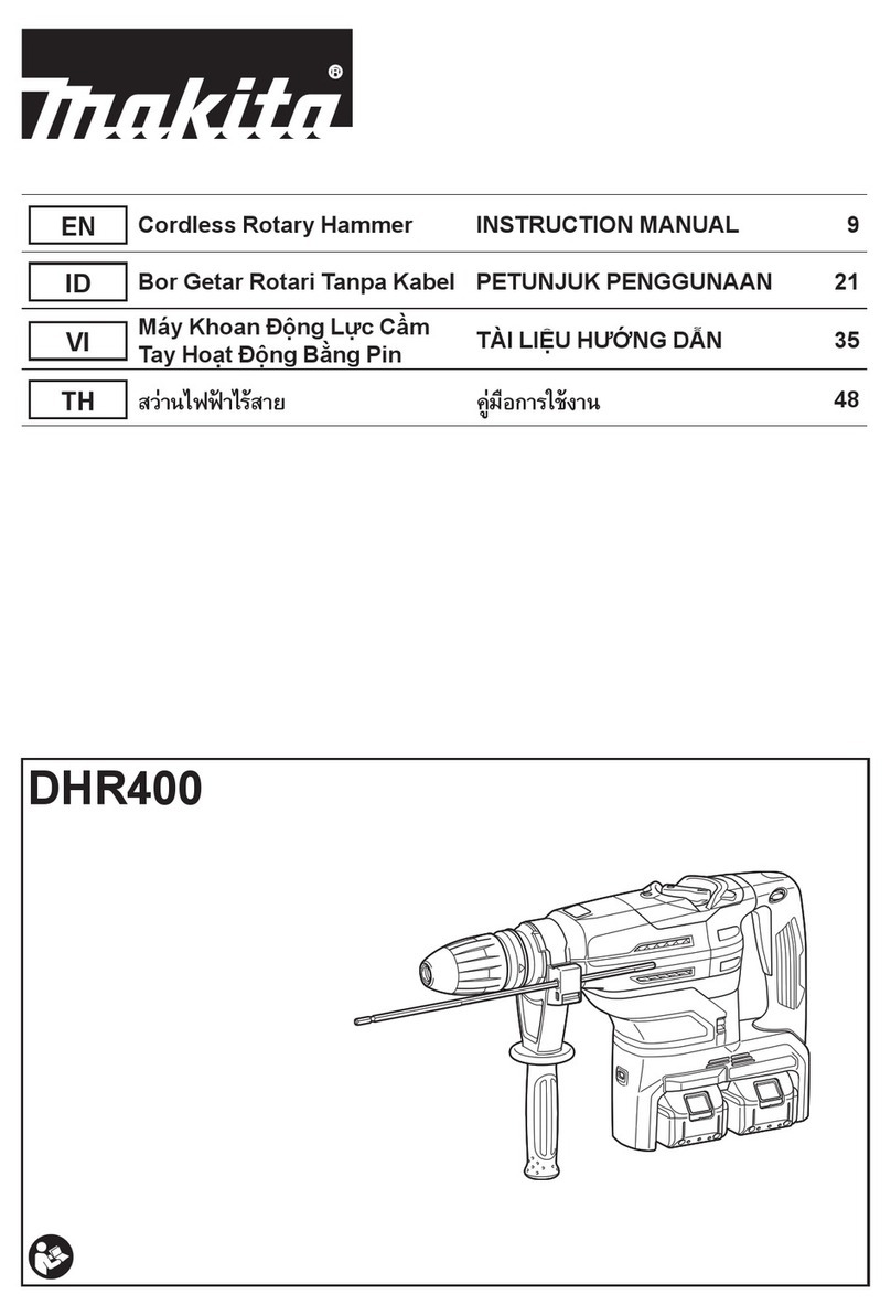 Makita DHR400 User manual