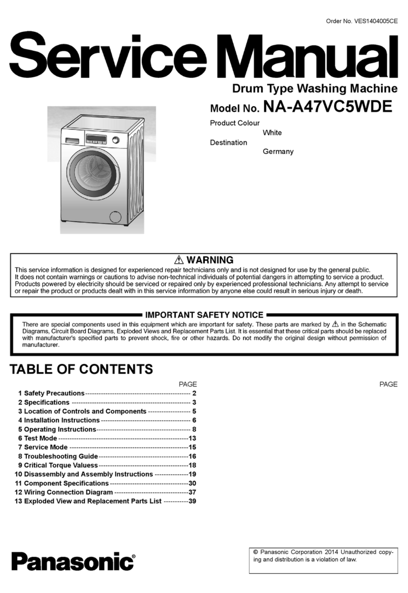 Panasonic NA-A47VC5WDE User manual