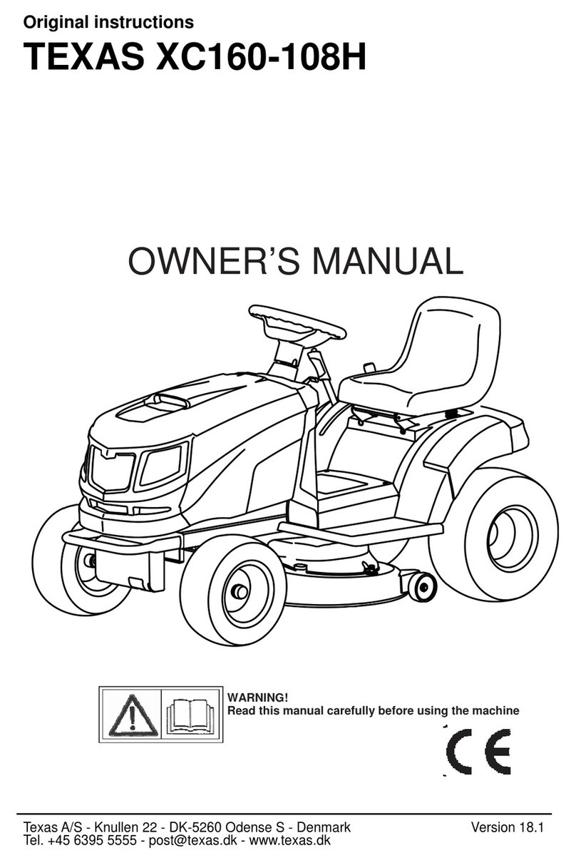 Texas Andreas Petersen XC160-108H owner's manual