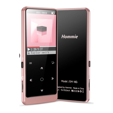 Hommie J5M user manual