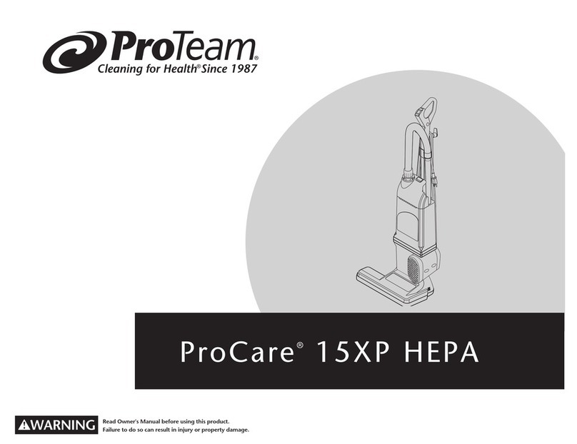 Pro-Team ProCare 15XP HEPA manual