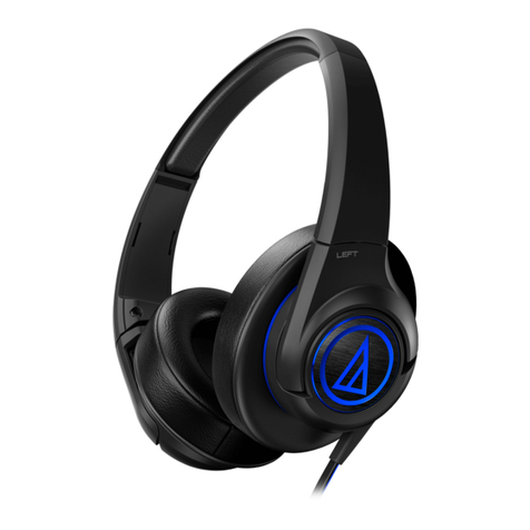 Audio Technica ATH-AX5 User manual