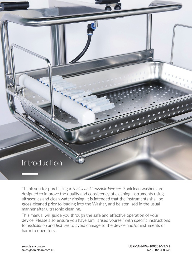 Soniclean UW-3000 manual