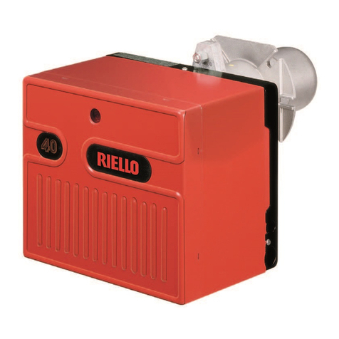 Riello Burners RIELLO 40 Series Installation & operating manual
